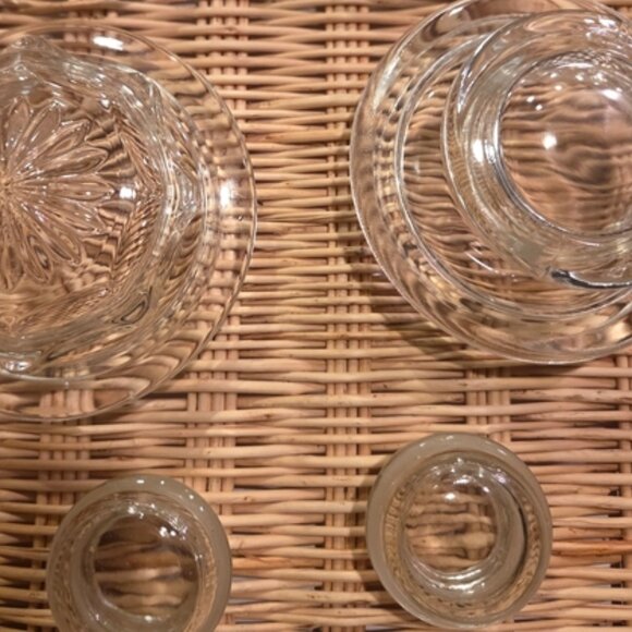 Vintage Glass Cannister Replacement Lids 4+ - Picture 4 of 8